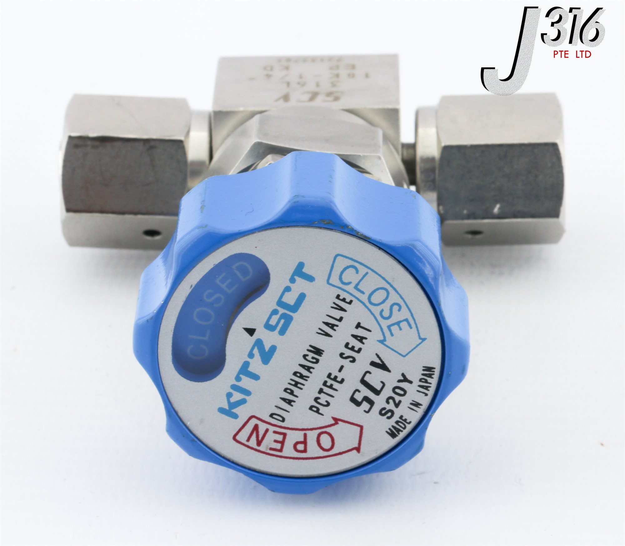 26771 KITZ SCT DIAPHRAGM VALVE, PCTFE-SEAT, SCV S20Y 10K-1/4